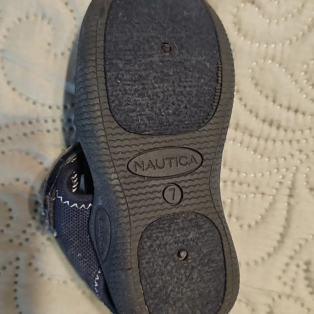 Nautica Kids Blue Water Shoes with Velcro Closure and Ventilation